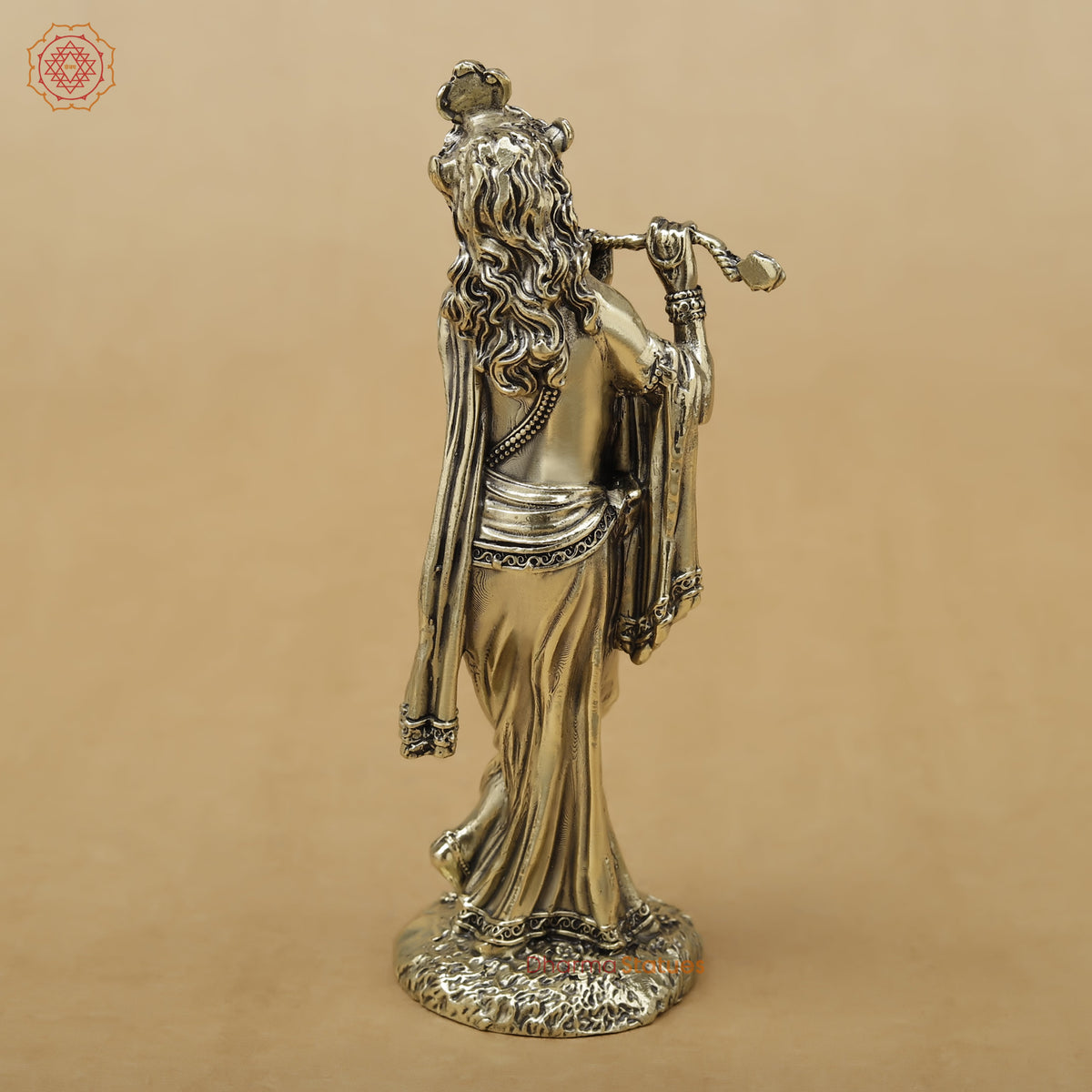 Brass Krishna Fine, 6"