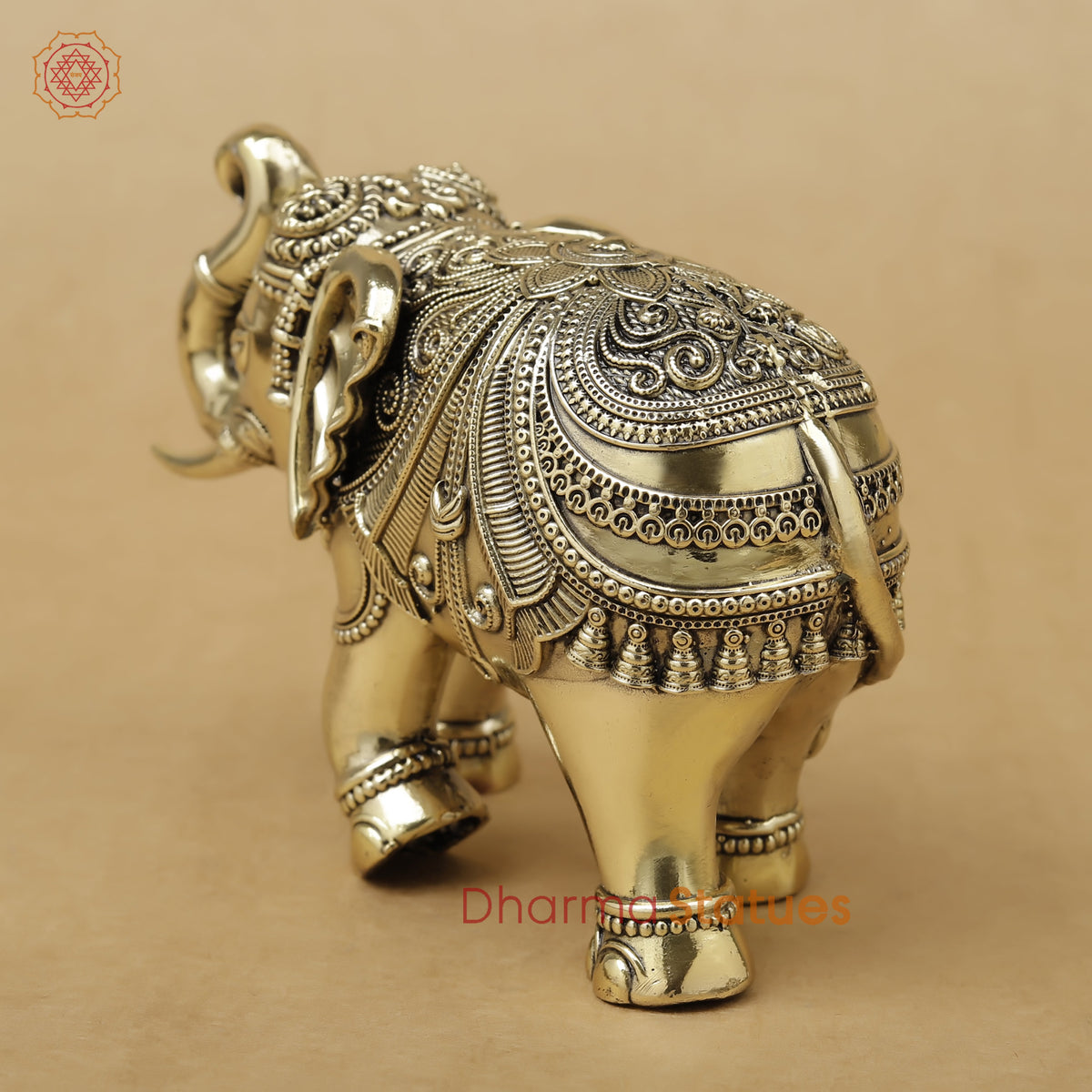 Brass Elephant Fine, 4"