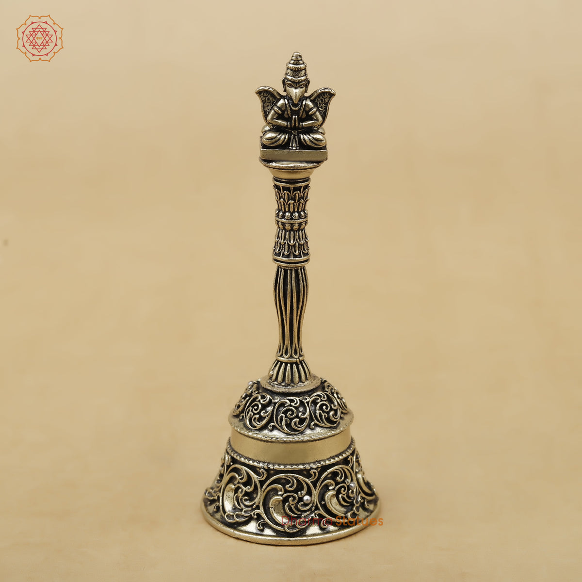Brass Garuda Ghanti (Bell), 4.5"