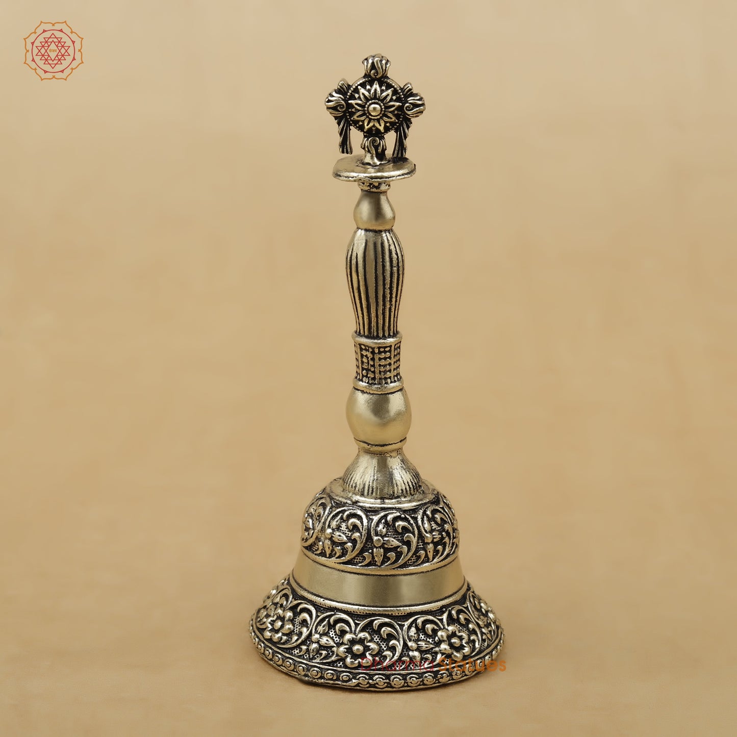 Brass Shankh Ghanti (Bell), 5"