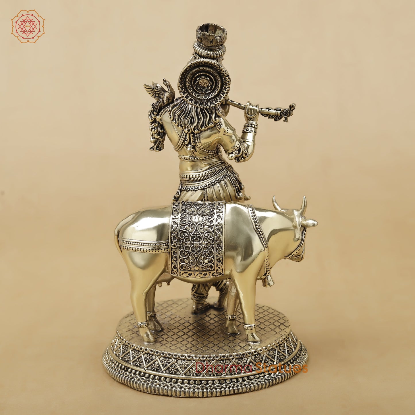 Brass Krishna Fine, 6.5"