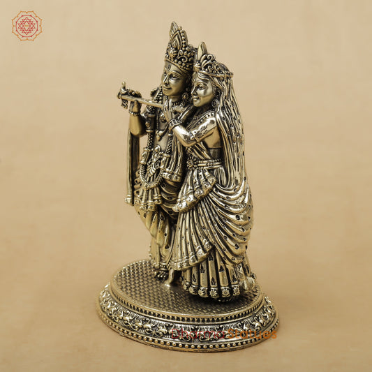 Brass Radha Krishna Fine, 6"