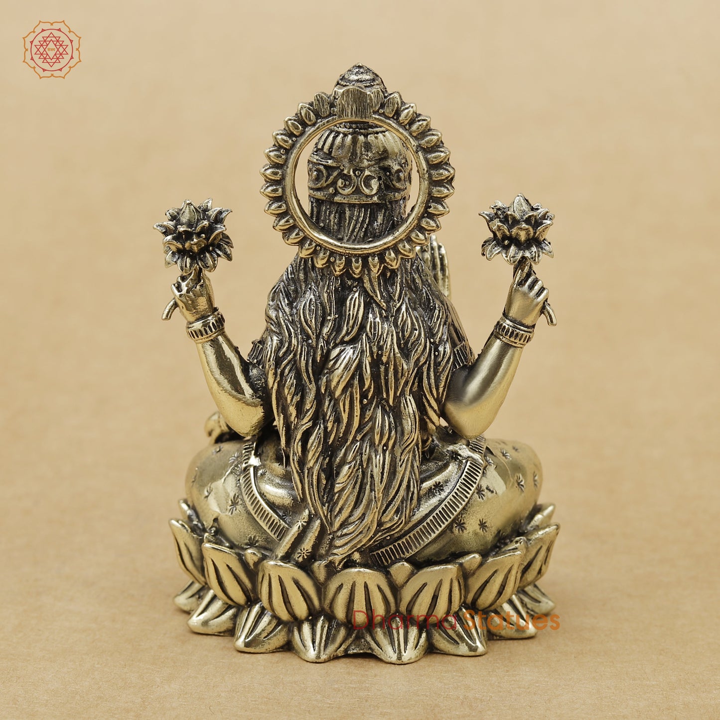 Brass Lakshmi Fine, 3.5"