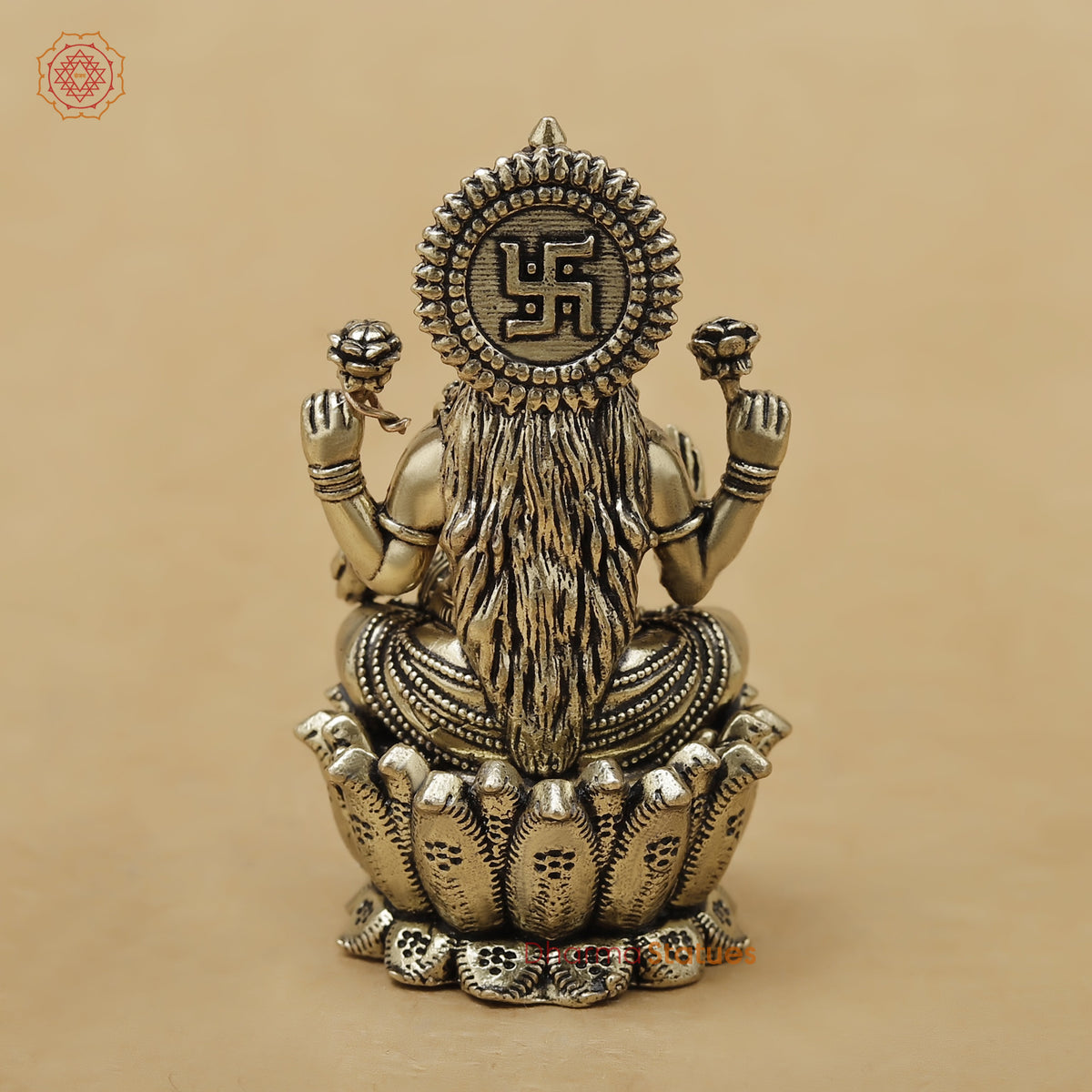 Brass Lakshmi Fine, 2.5"