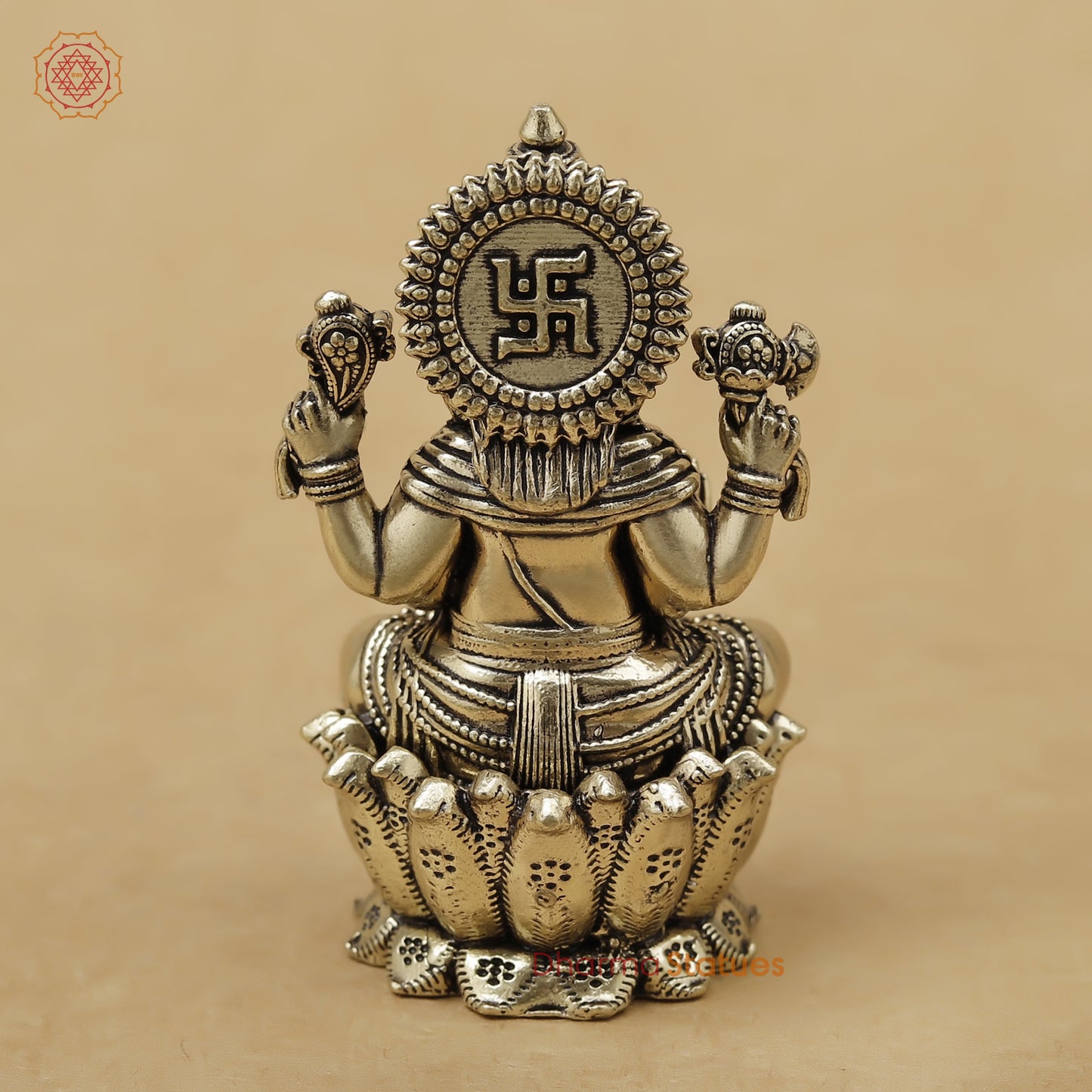 Brass Ganesh Fine, 2.5"