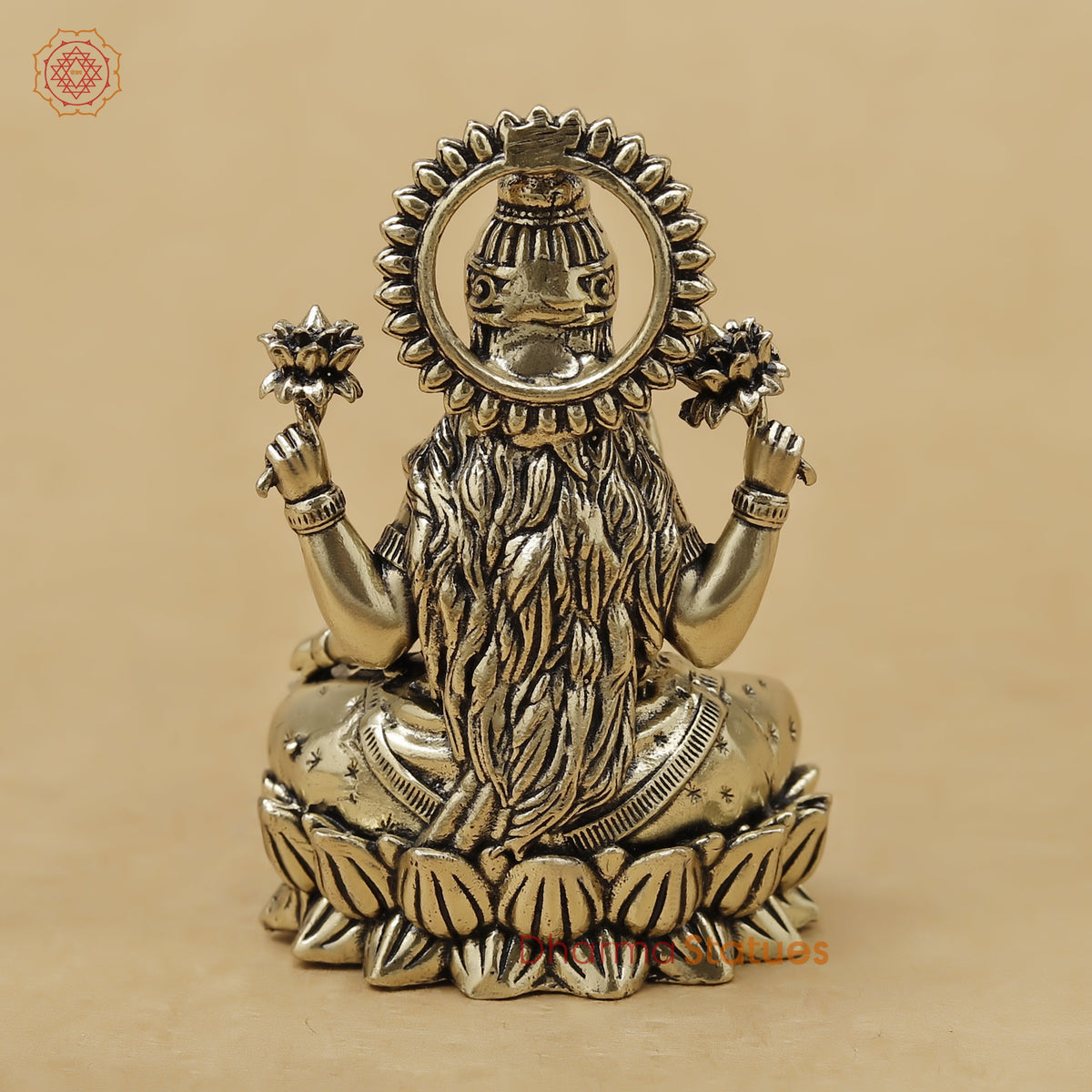 Brass Lakshmi Fine, 2.5"