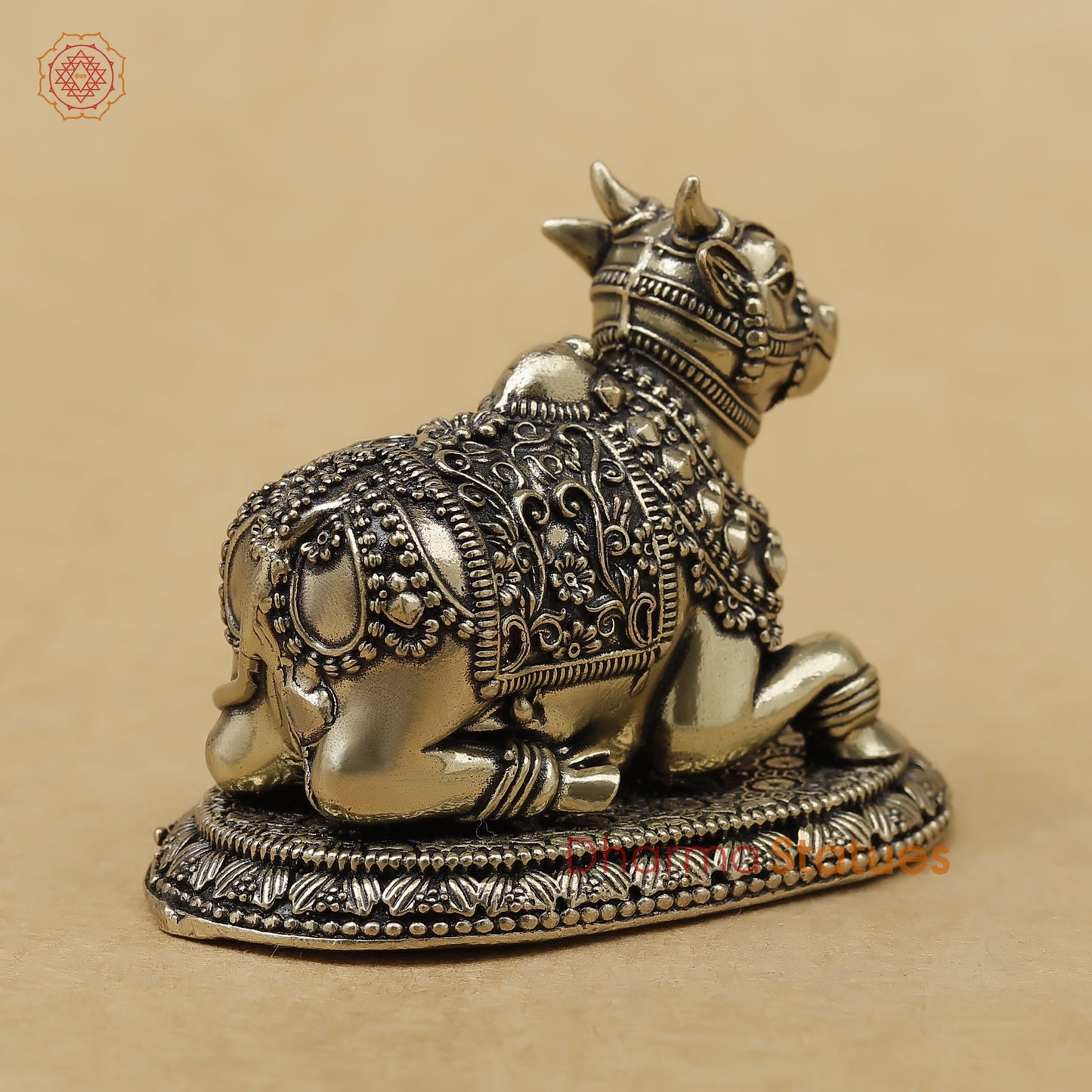 Brass Nandi, 2"