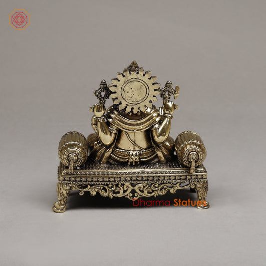 Brass Ganesh, 6"