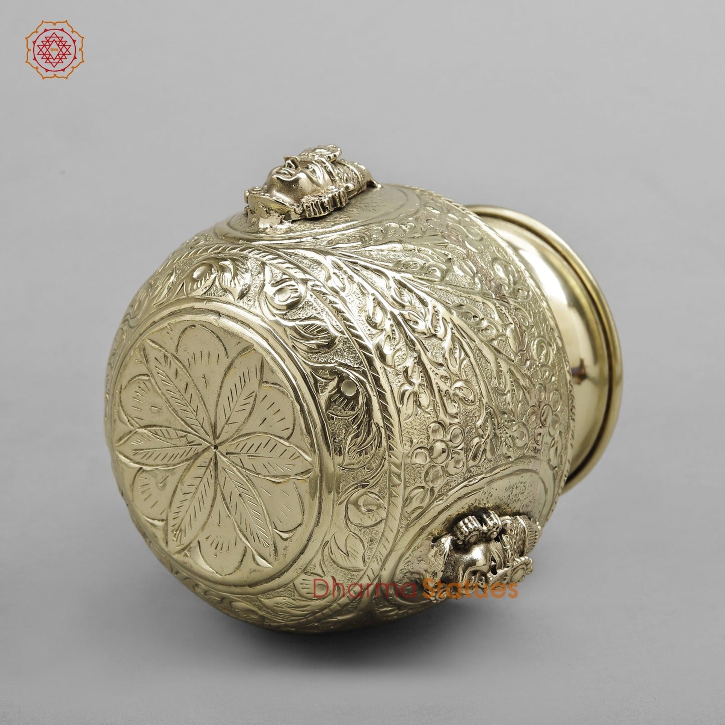Brass Tirupati Balaji Kalash Fine finish 5”