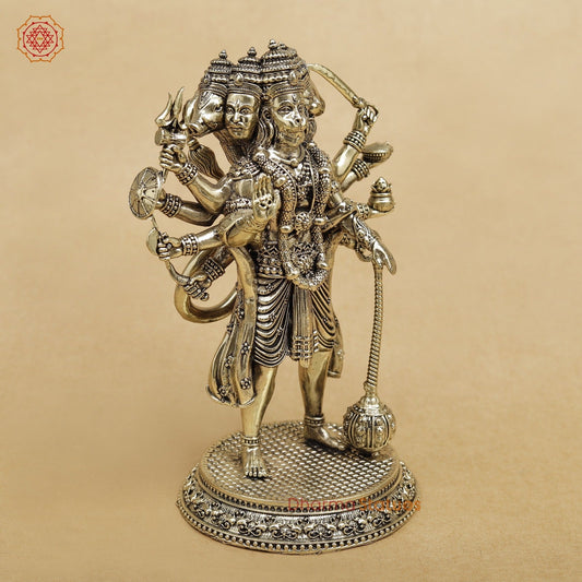 Brass Hanuman Standing Fine 6”