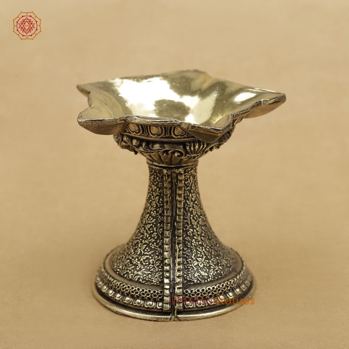 Brass Lotus shape Diya fine 3”