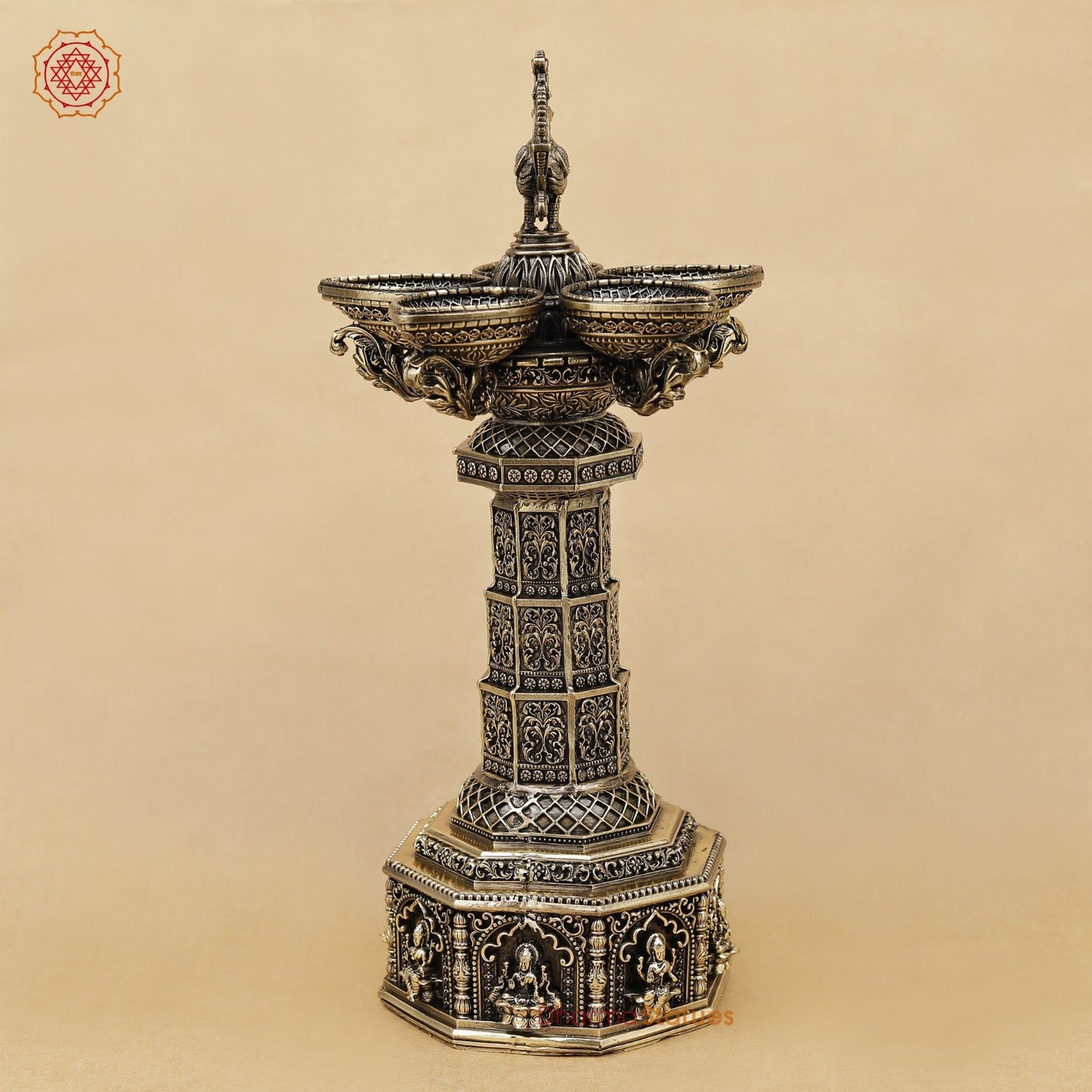 Brass Annam Lamp Super Fine 14”