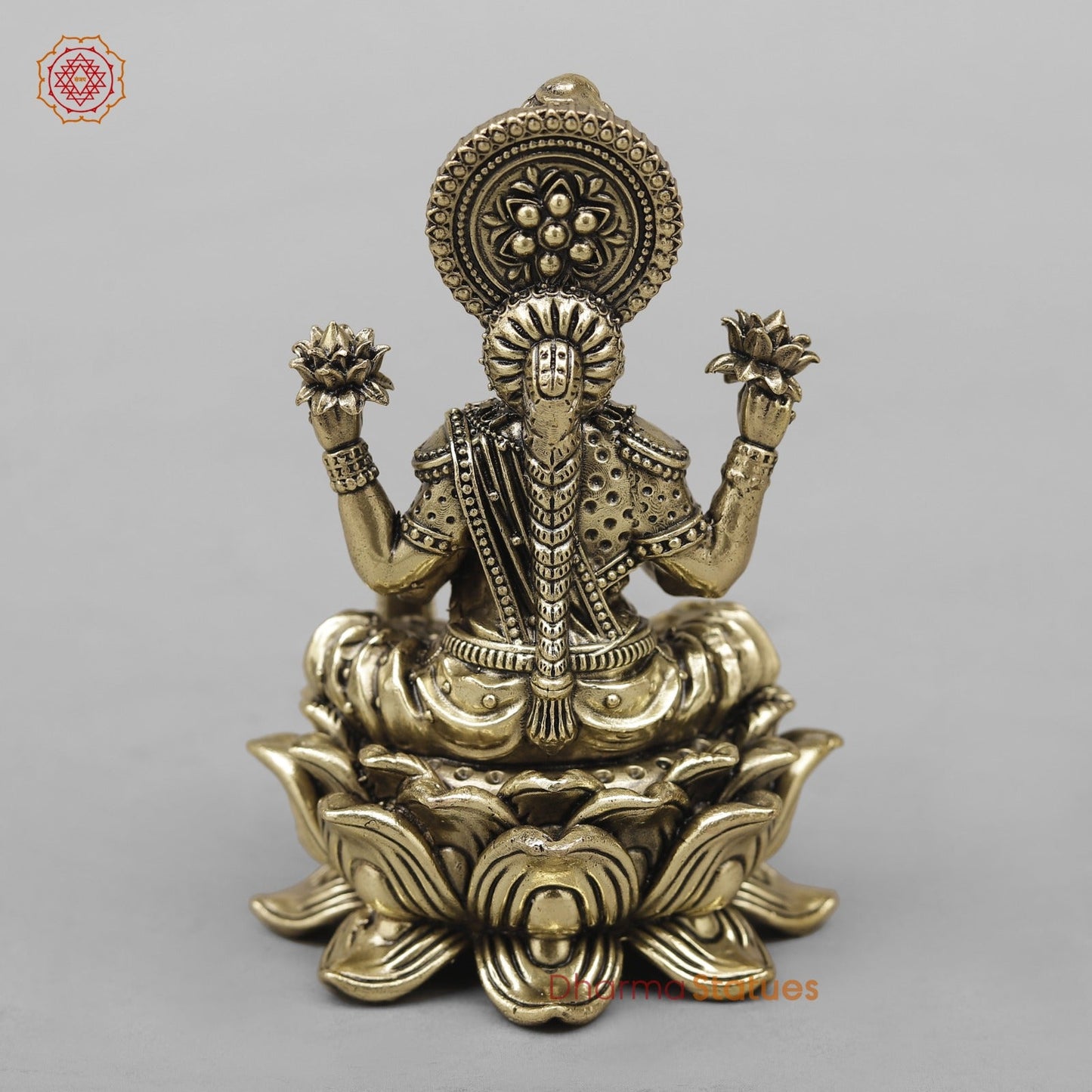 Brass Dhan Lakshmi Seated Fine 5”