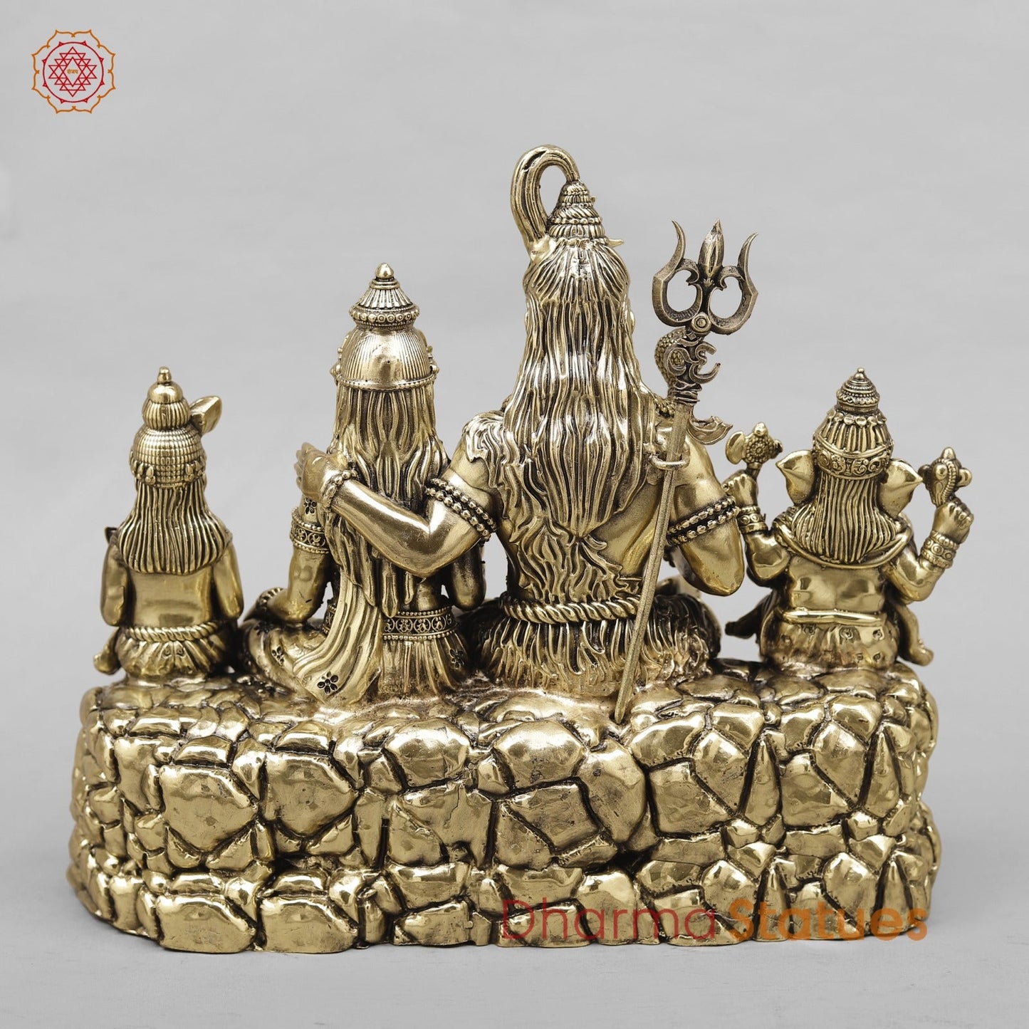 Brass Shiva family Fine 9”