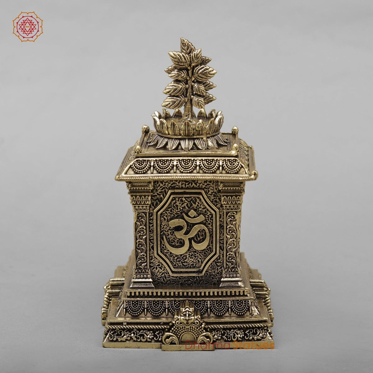Brass Auspicious Tulsi Plant Fine 5.5”