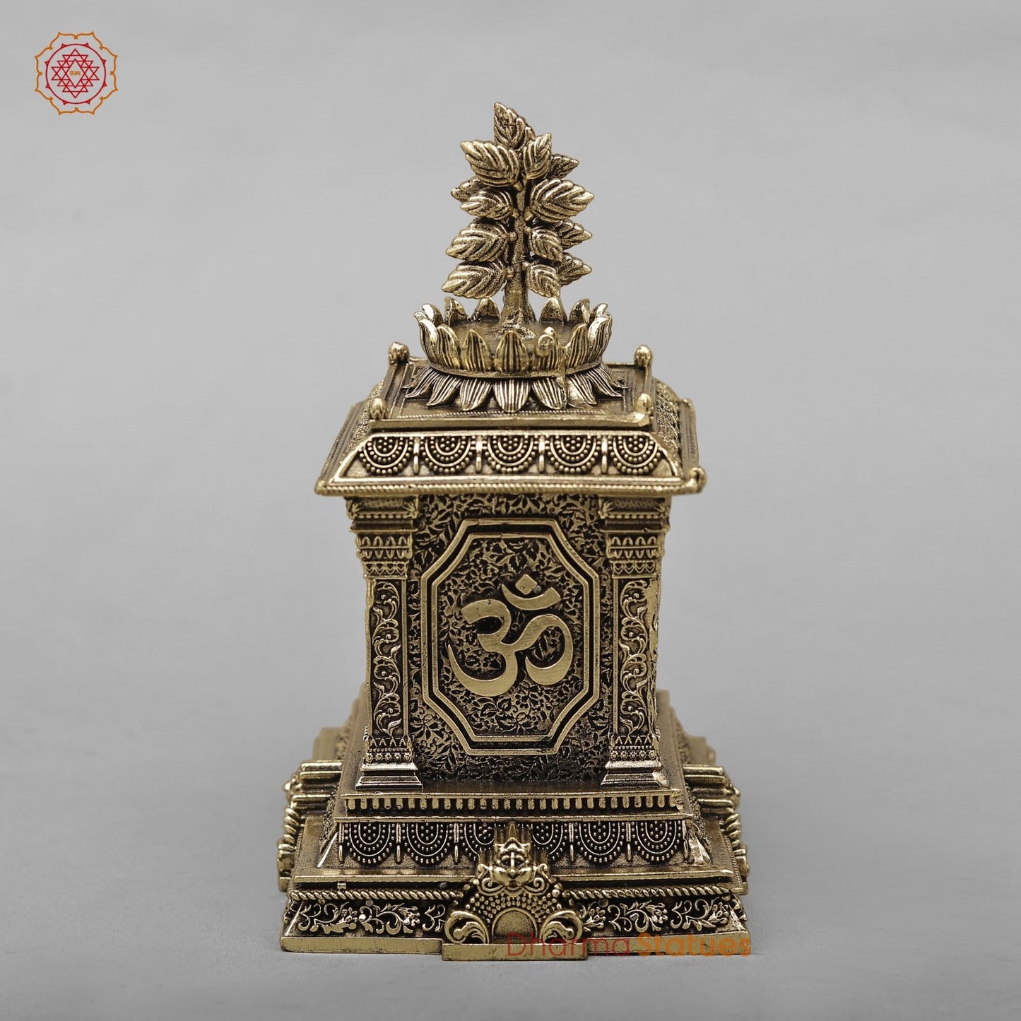 Brass Auspicious Tulsi Plant Fine 5.5”