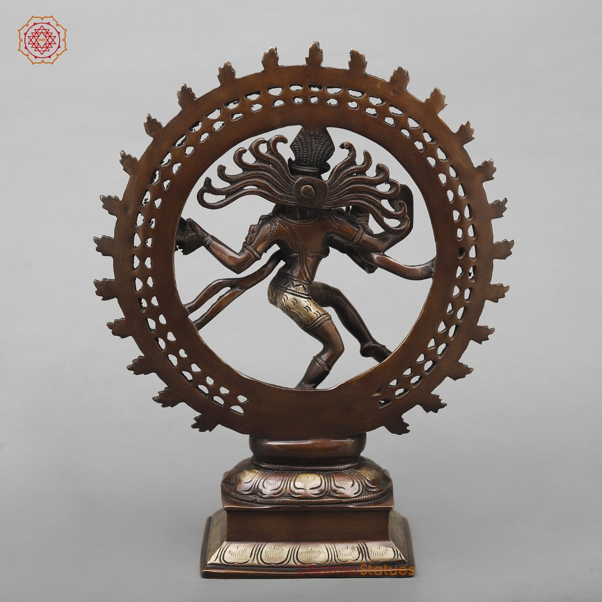 Brass Natraj fine, Copper Antique Finish 13.5”