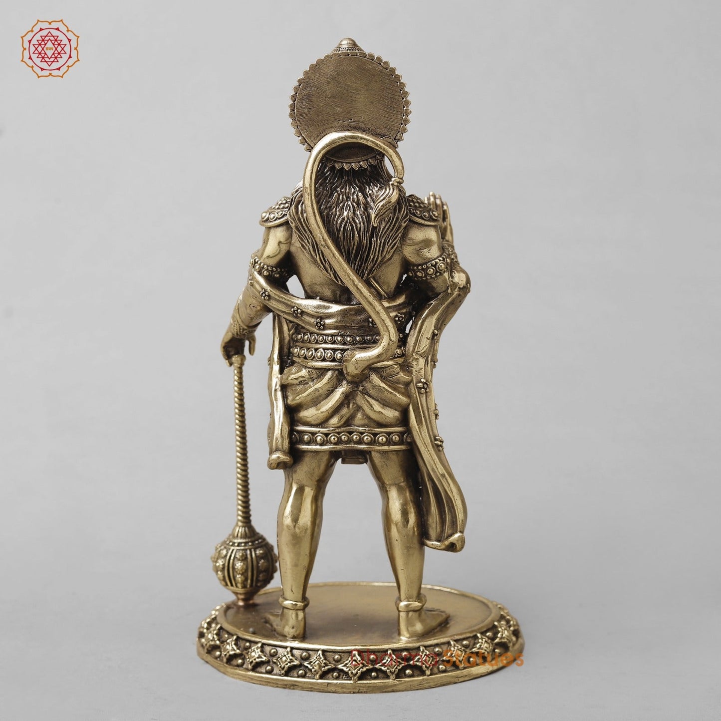 Brass Hanuman ji Standing Fine 10”
