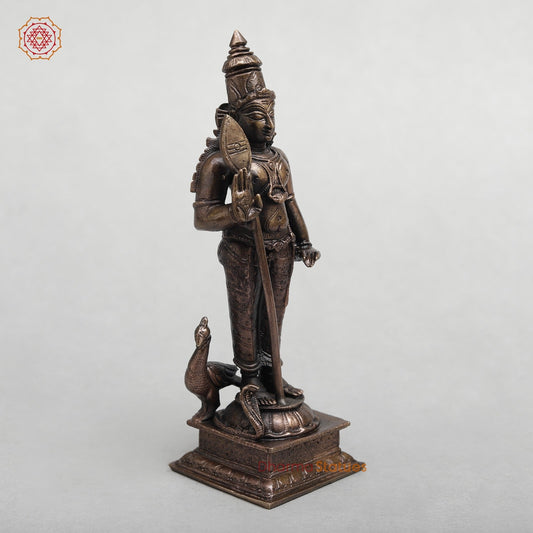 Copper Kartik (Murugan) Fine 6”