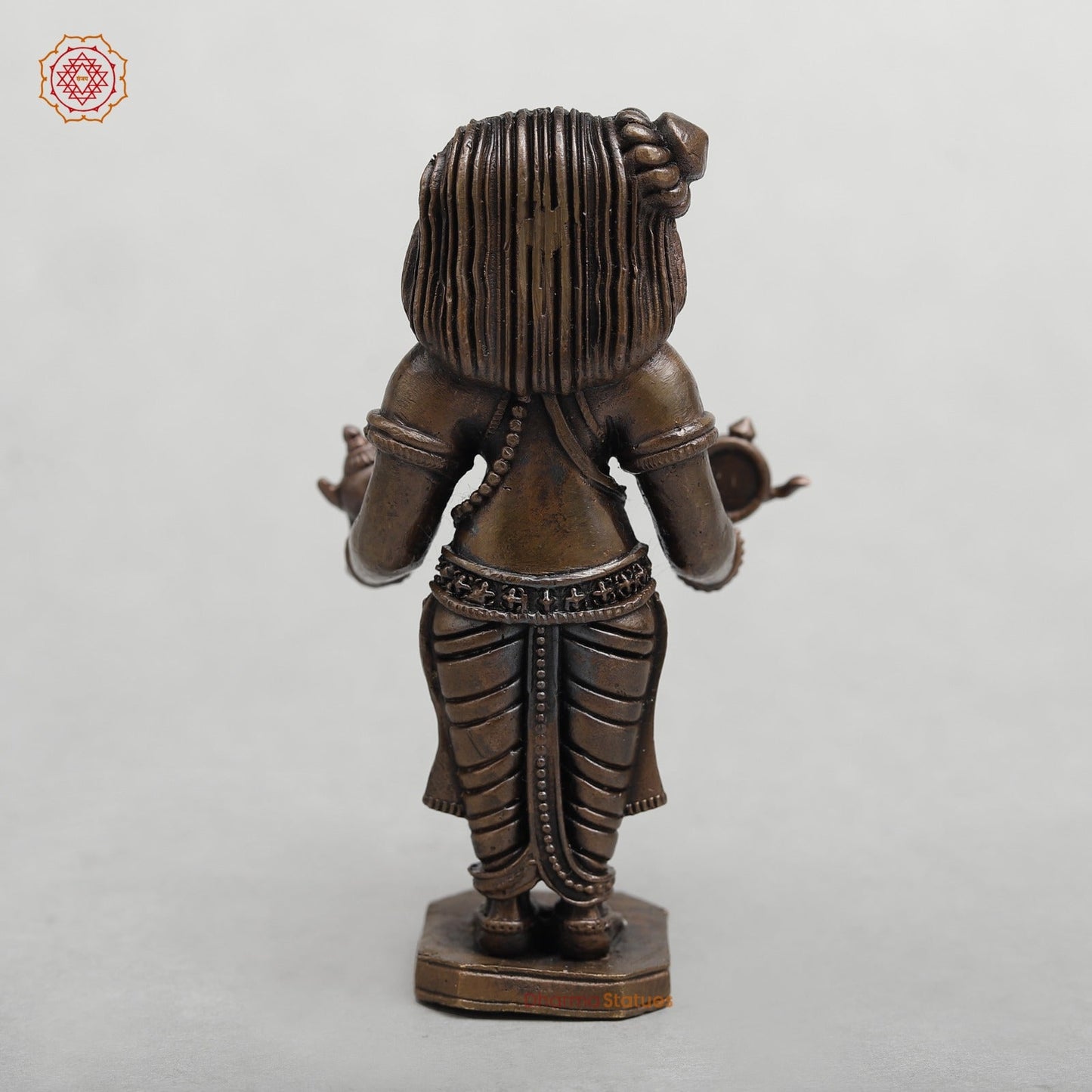 Copper Narsimha standing 4”