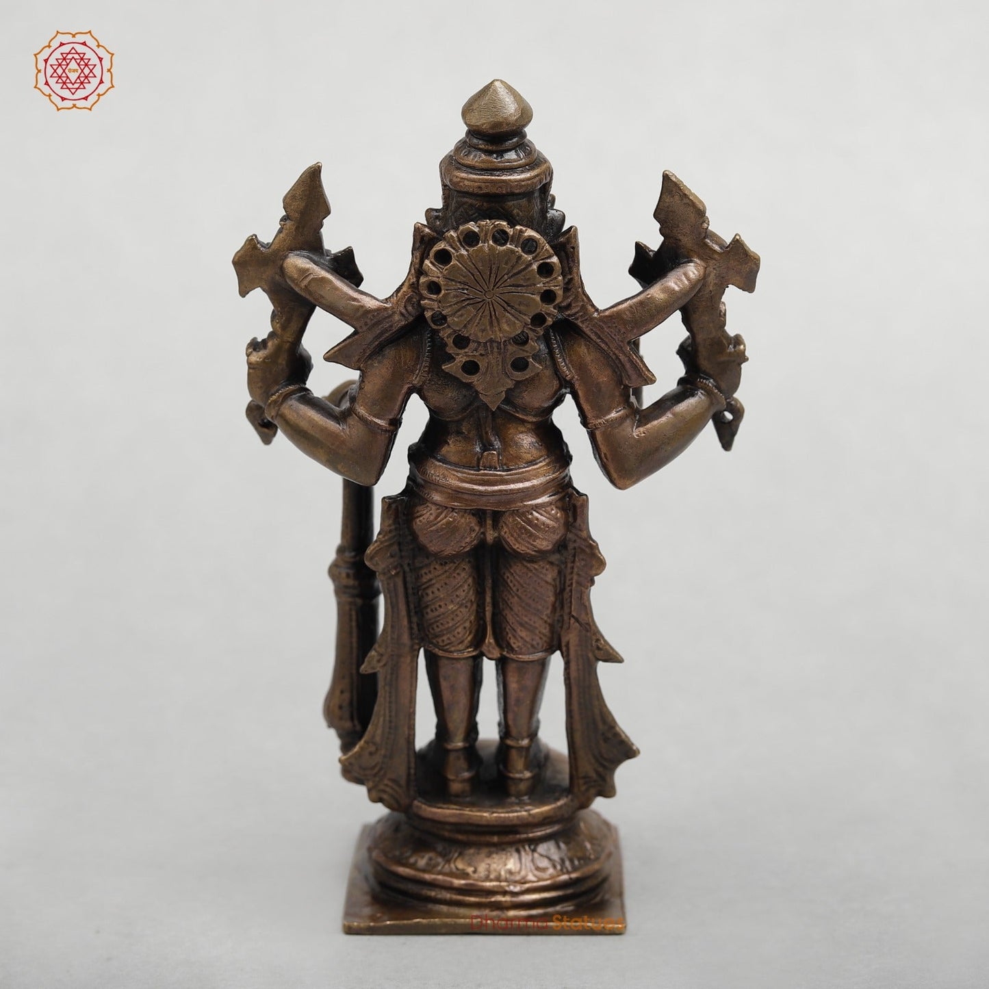 Copper Narsimha standing Fine 6”