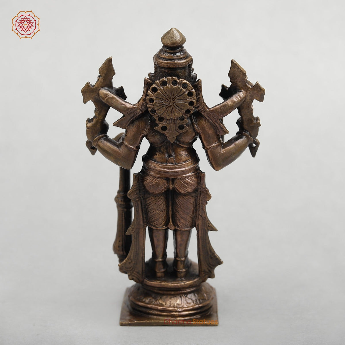 Copper Narsimha standing Fine 6”