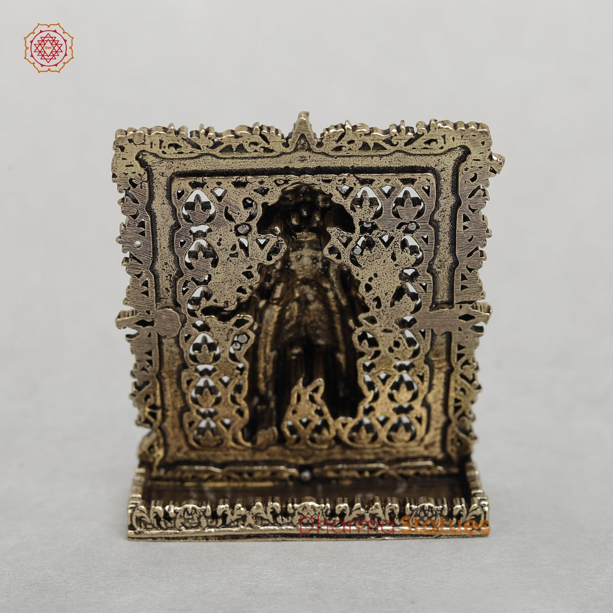 Brass Panchmukhi Hanuman Standinding (Car Dashboard Suitable) fine 3.5”