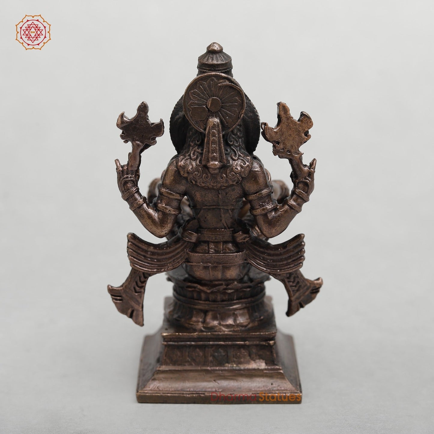 Brass Yoga Narsimha Seated Fine 3”