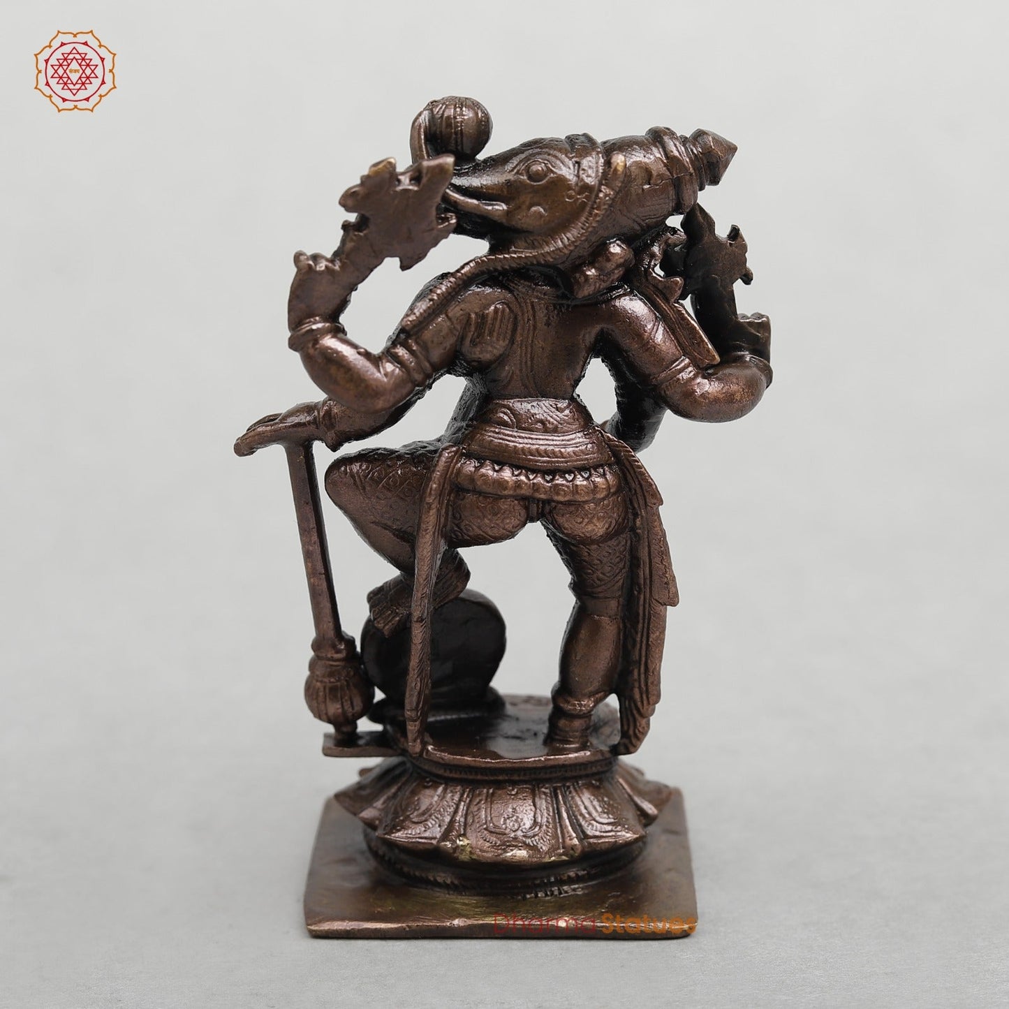 Copper Varaha Standing Fine 4”