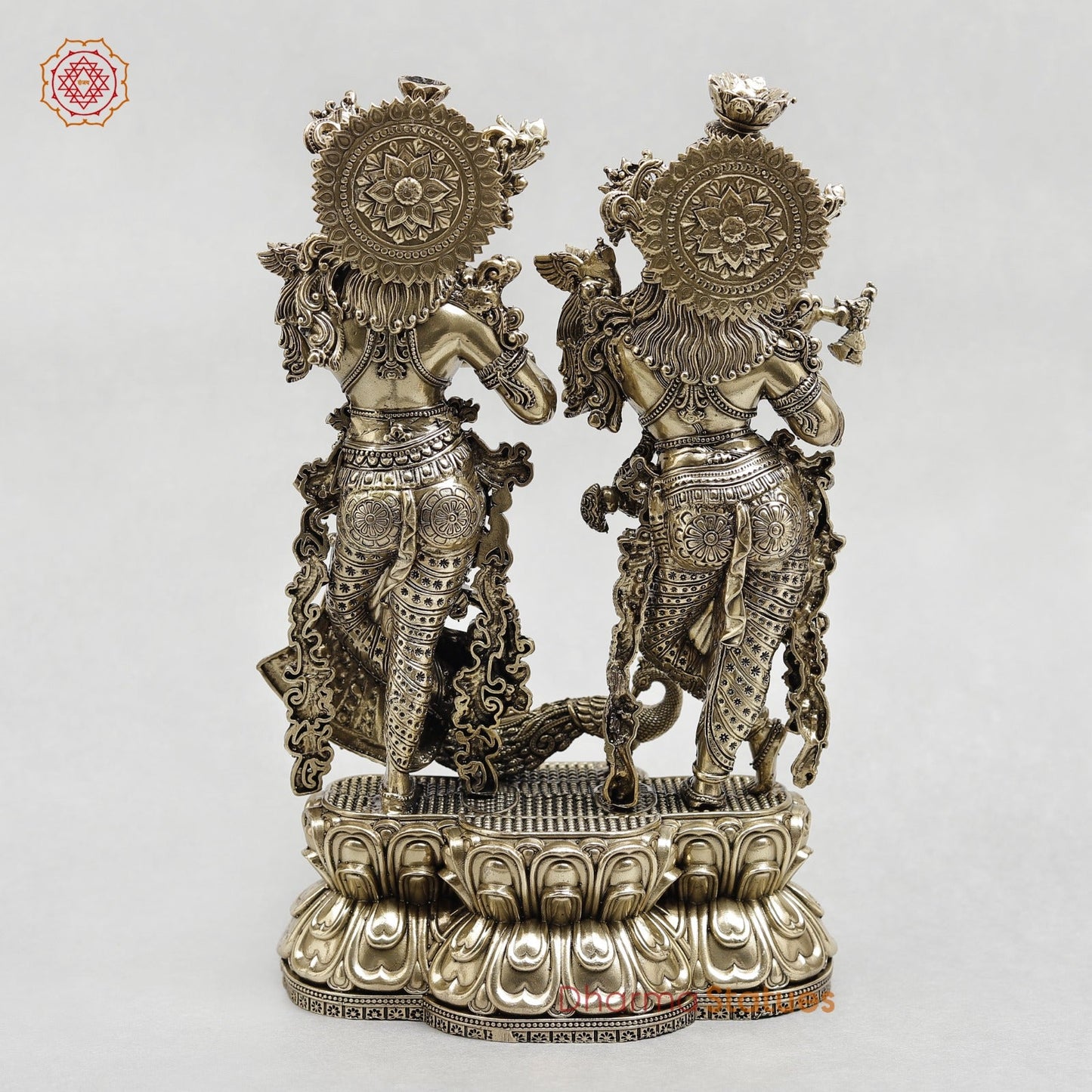 Brass Radha krishna Fine 9.5”