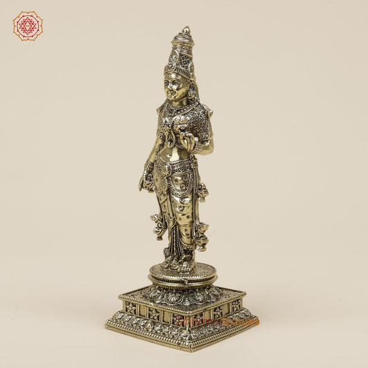 Brass Parwati standing Fine 6”