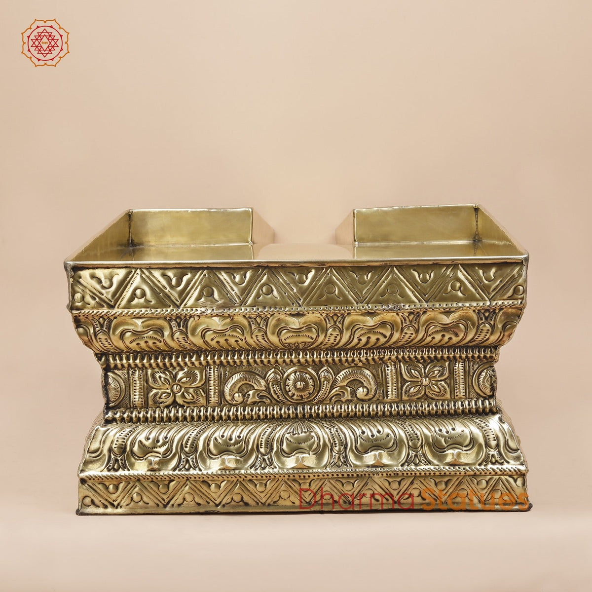 Brass Abhishekam Peeta Fine, Made in Chennai (One of a Kind) 26”