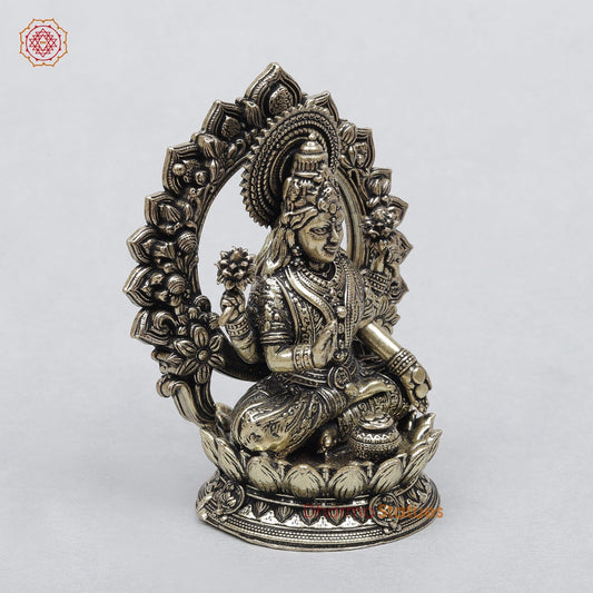 Brass Lakshmi Seated Fine With Arch 3.5”