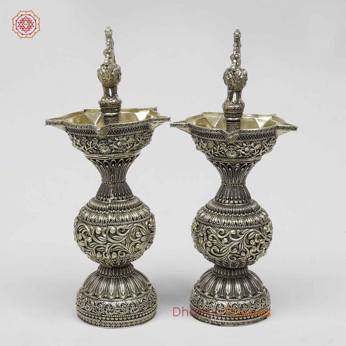 Brass Peacock Lamps Fine 9”