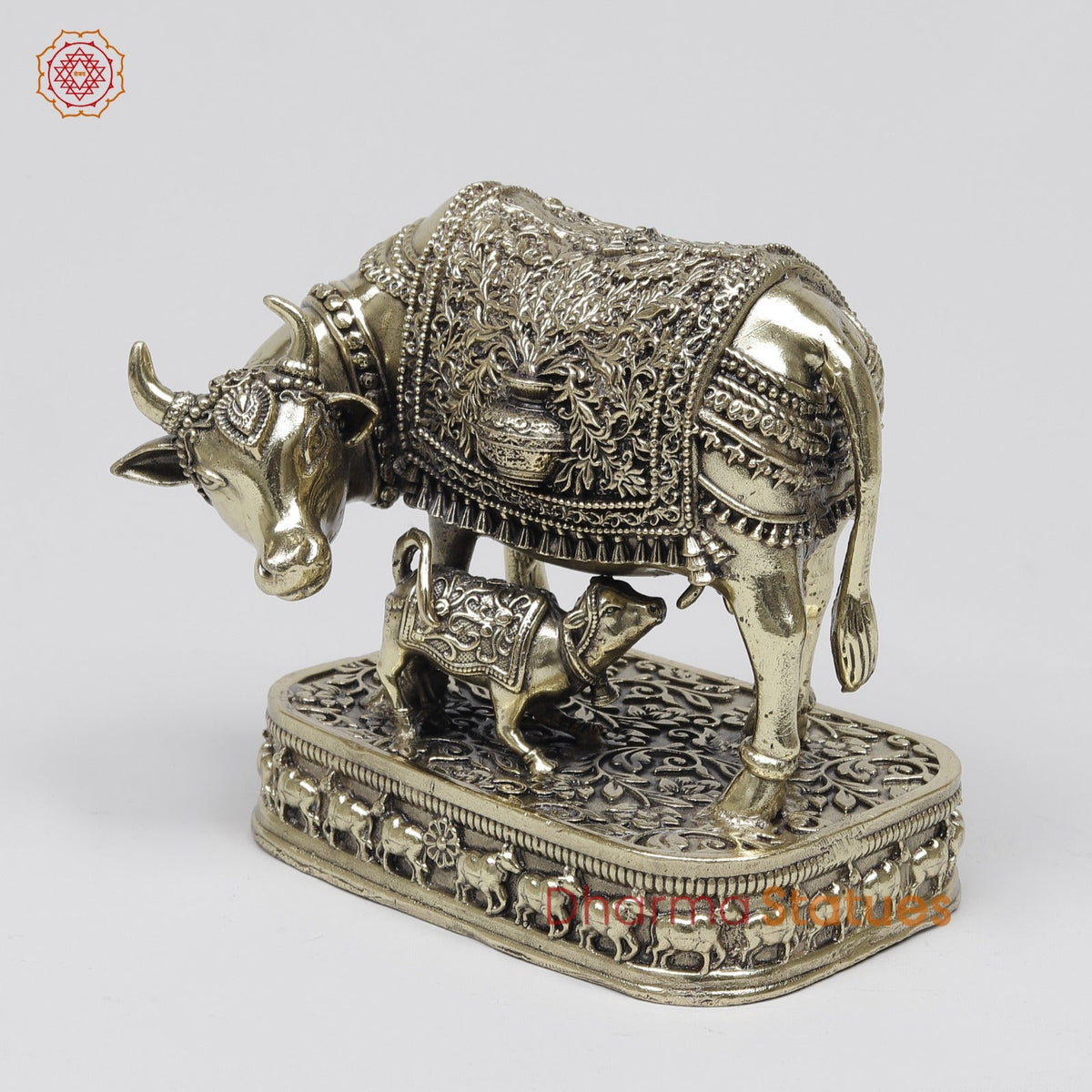 Brass Cow Calf Fine 4.5”