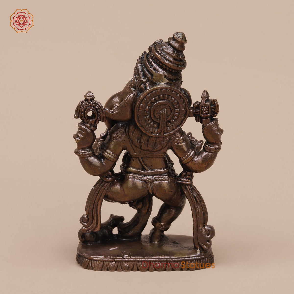 Copper Dancing Ganesh Fine 3.5”