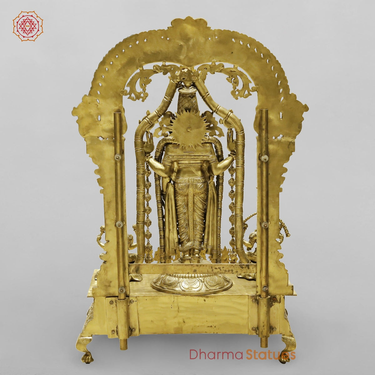 Bronze Tirupati Balaji with Lakshmi, Padmavati, Hanuman, Garuda and Dasavtar (Complete set) 53”