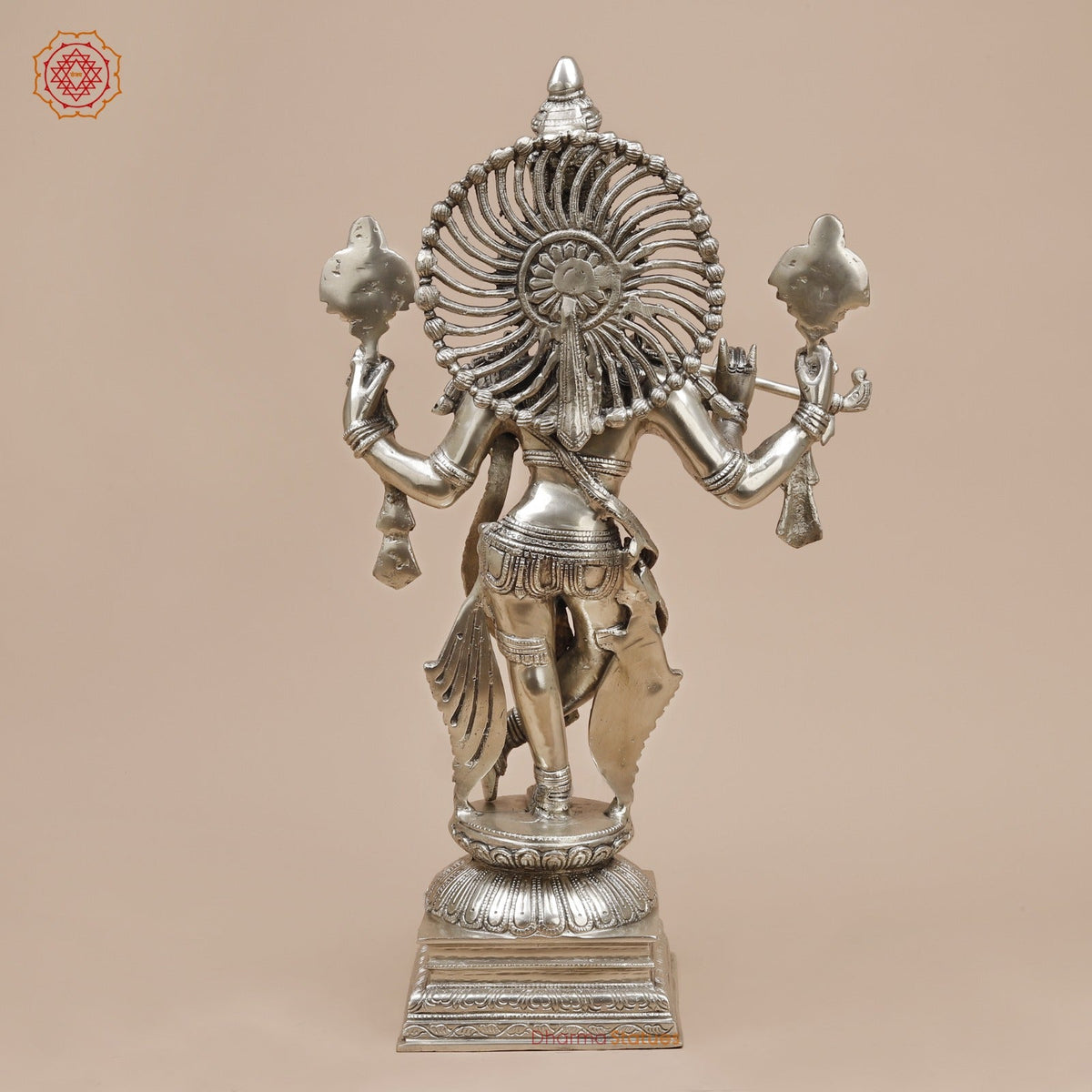 Brass Venugopal Krishna Fine, Silver coated 23”