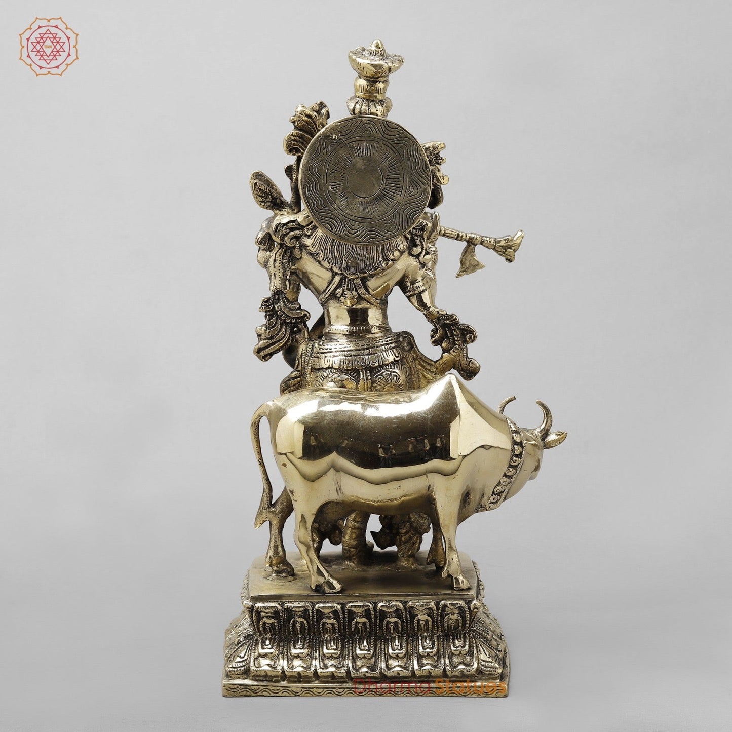 Brass Cow krishna Fine, Smooth finish 17”