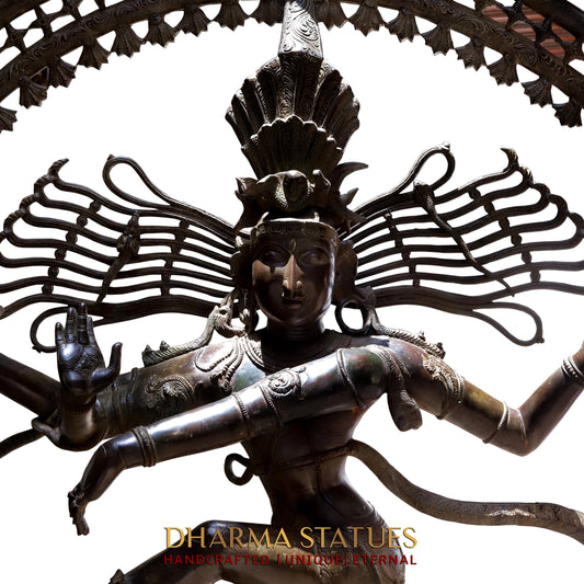 Brass Nataraja, Copper Finish, 76.5"