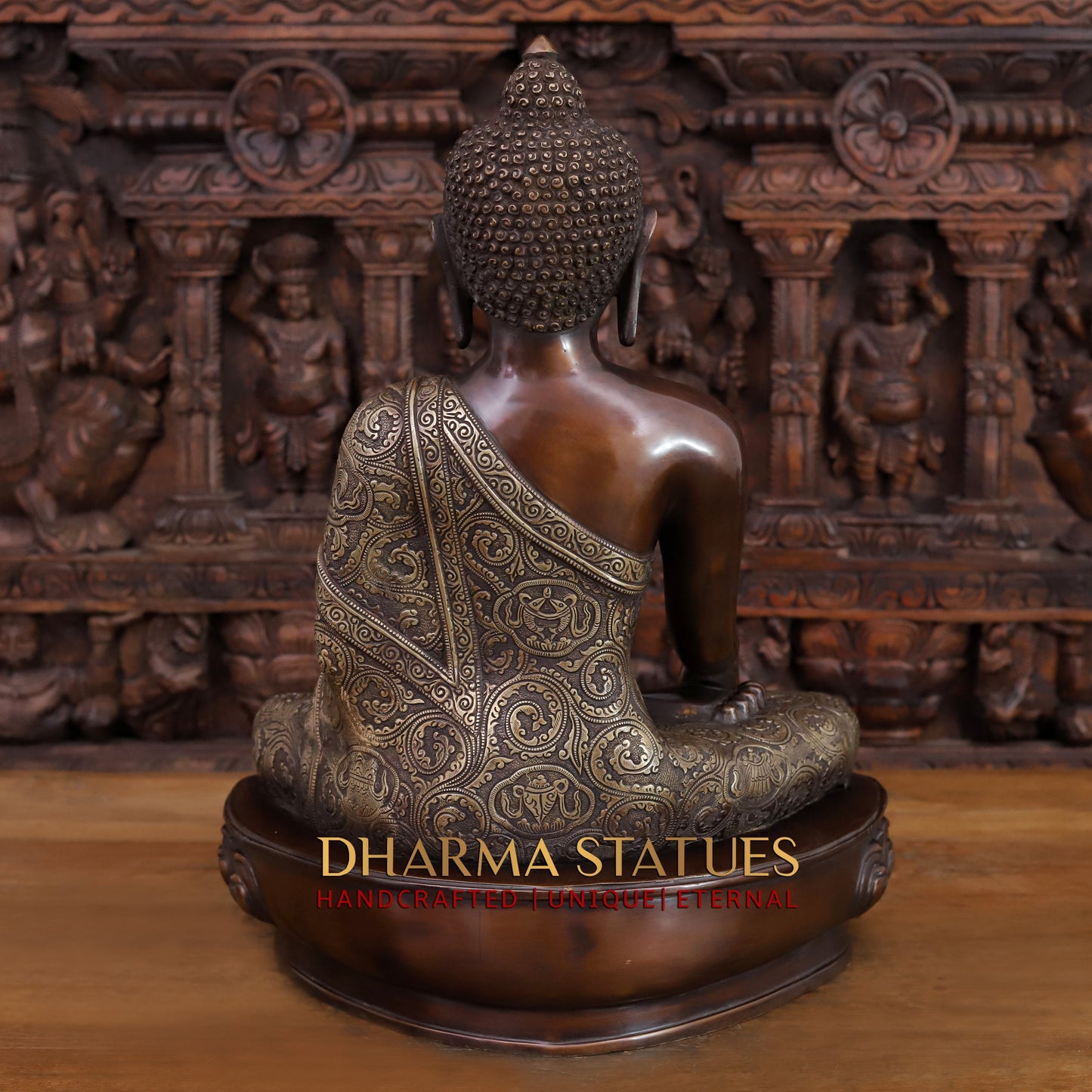 Brass Buddha, Copper Finish, 22"