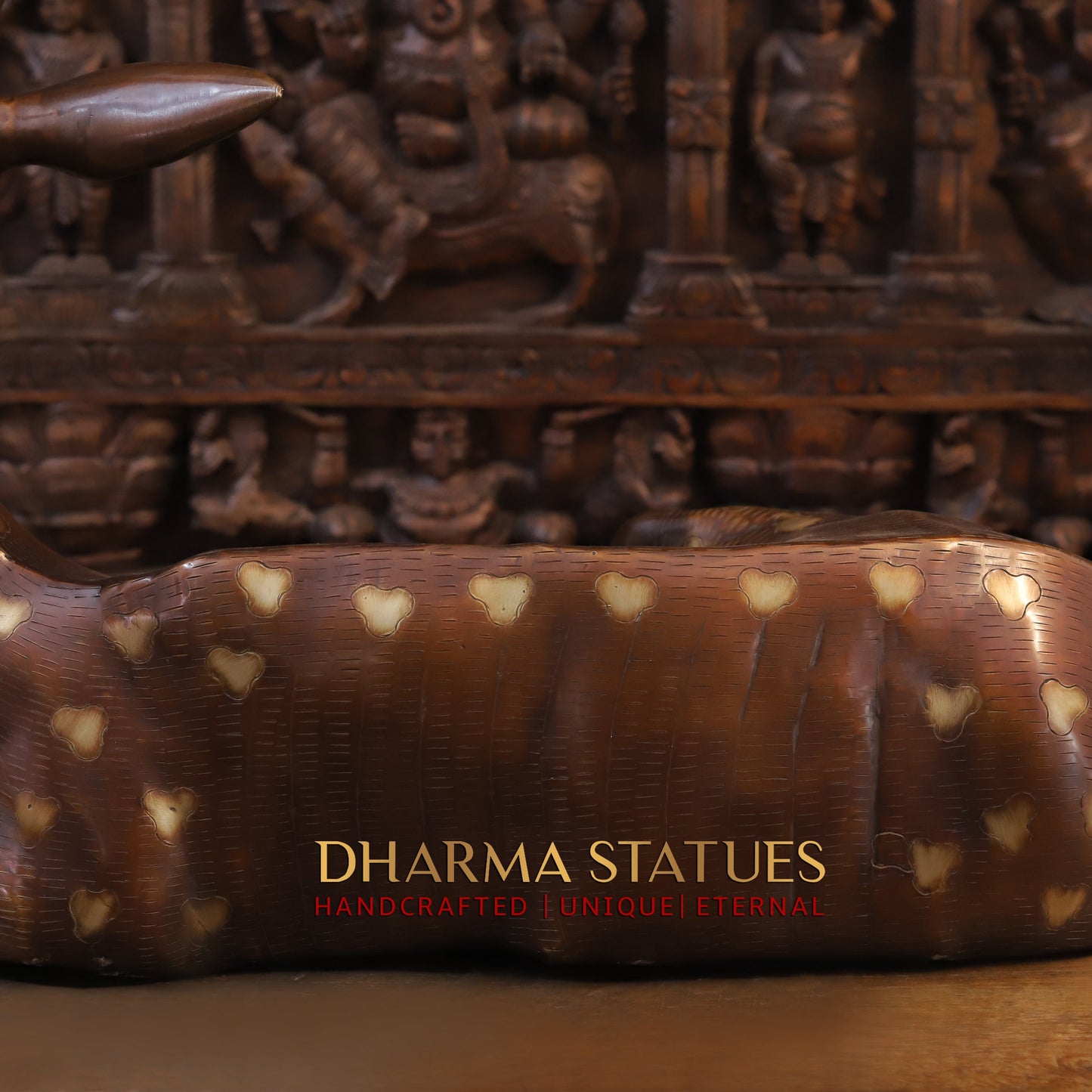 Brass Deer Idol, Copper Finish 28"
