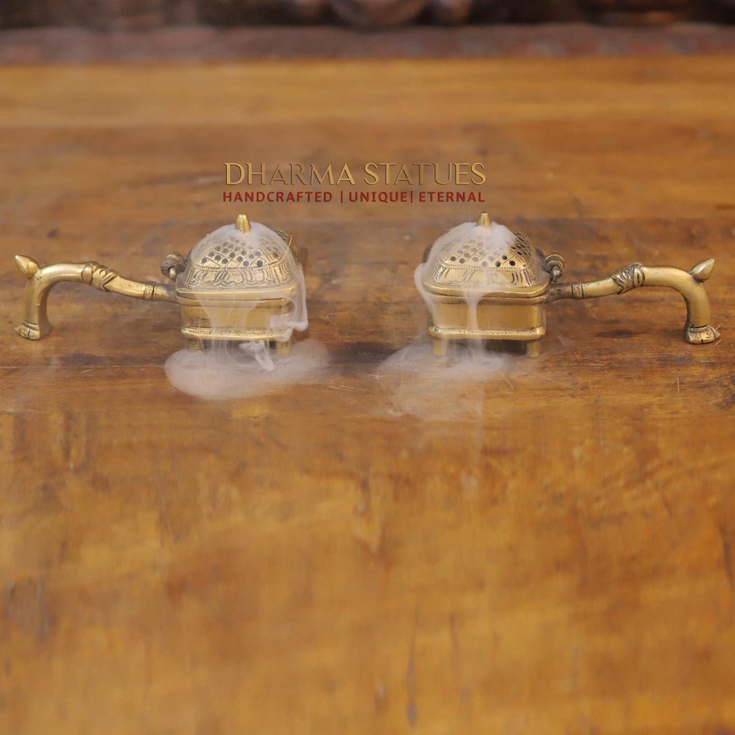 Brass Inscense Burner, Fine Golden Finish 2.5"