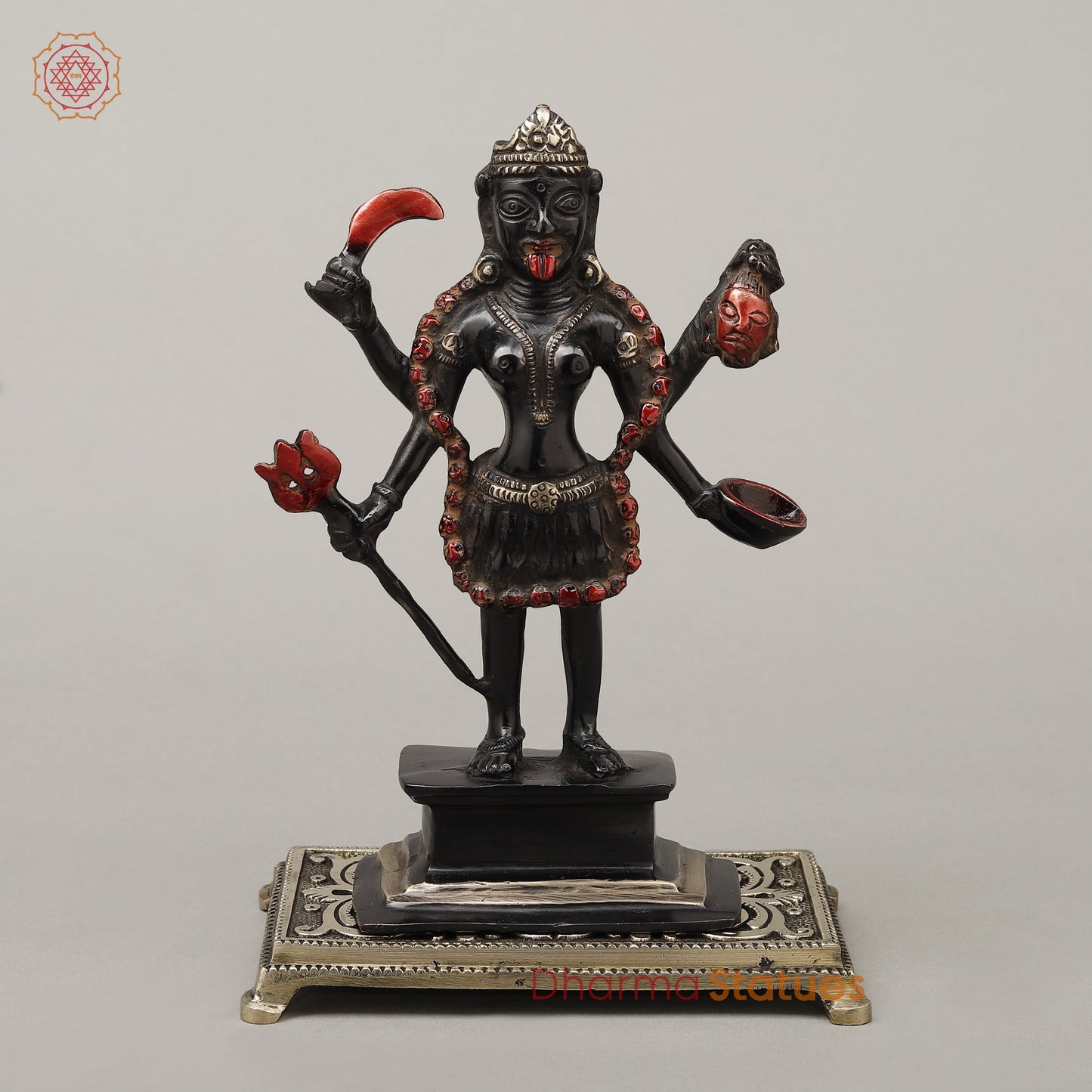Brass Kali, Black Finish, 8.5"