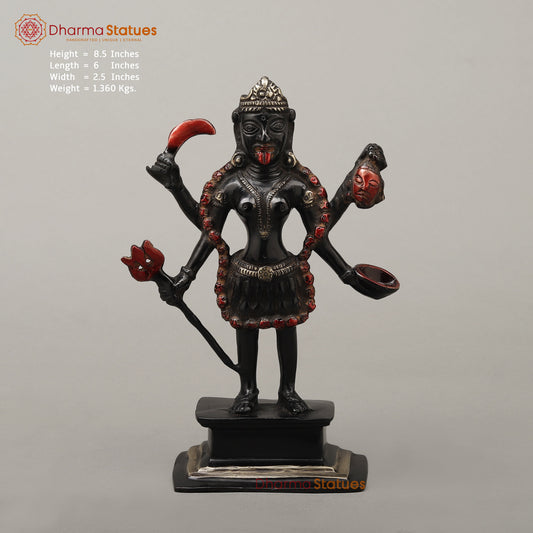 Brass Kali, Black Finish, 8.5"