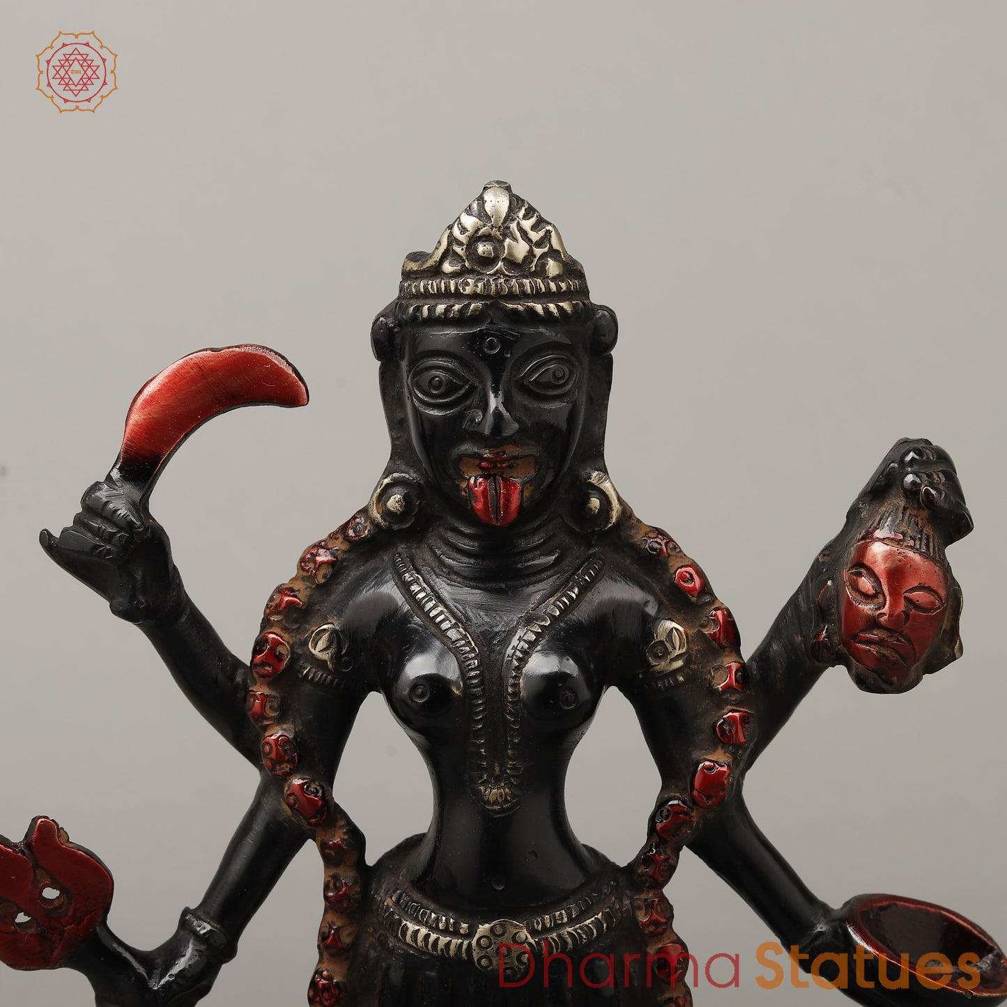 Brass Kali, Black Finish, 8.5"