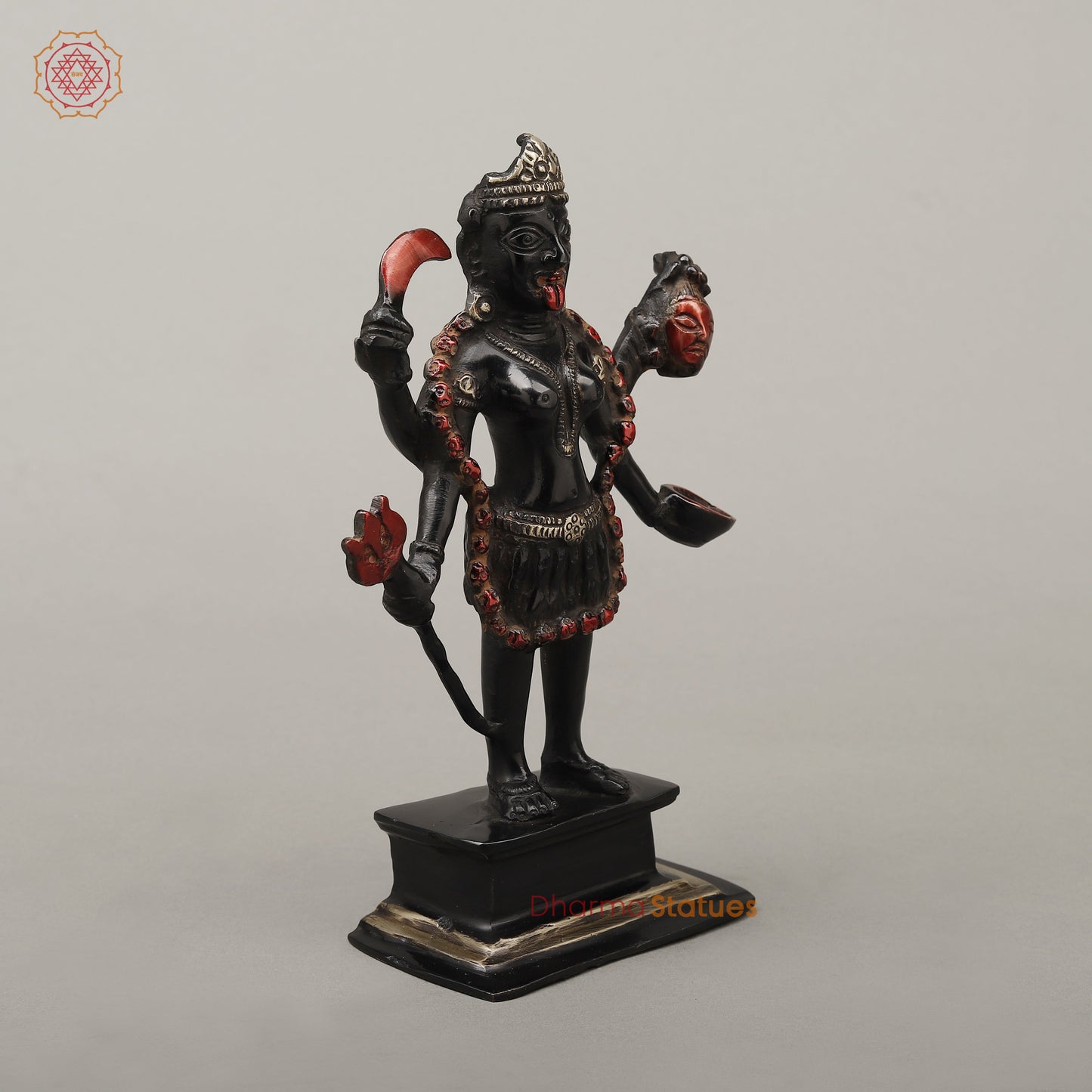 Brass Kali, Black Finish, 8.5"
