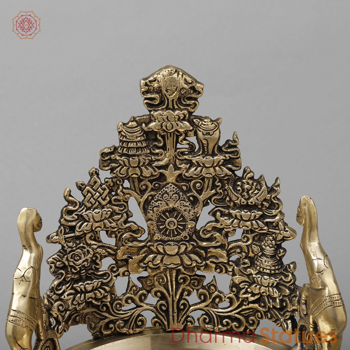 Brass elephant Urli, Smooth Finish 12”