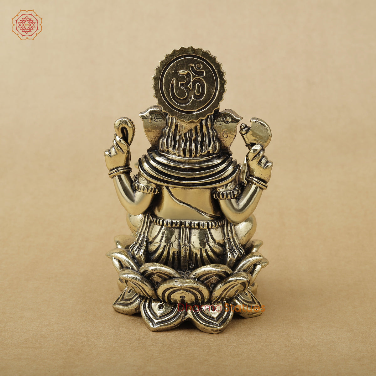 Brass Ganesh Fine, 6"