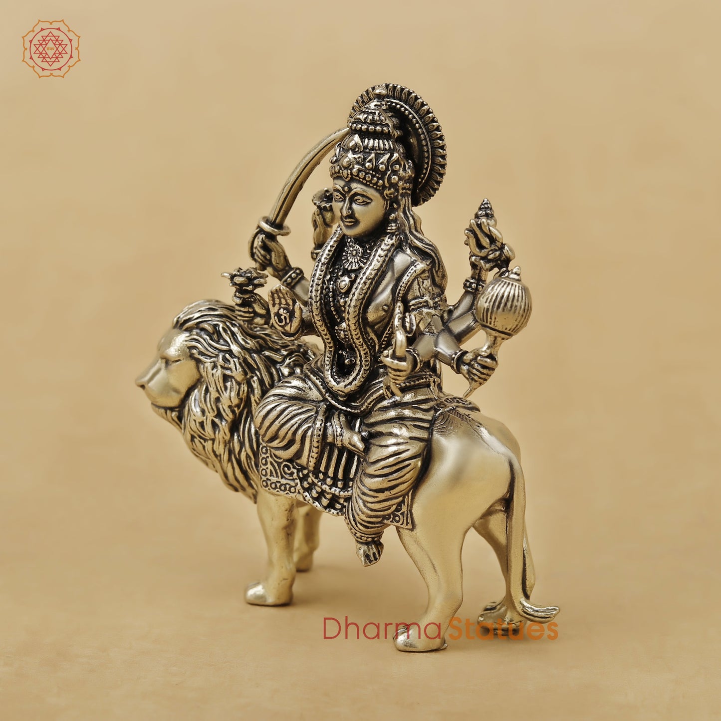 Brass Durga Fine, 3"